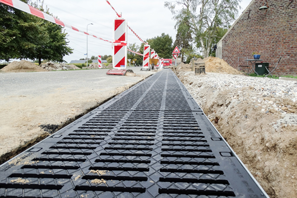 Vezelversterkte beton lijngoot Hauraton